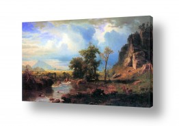 מים נהרות | Albert Bierstadt 030