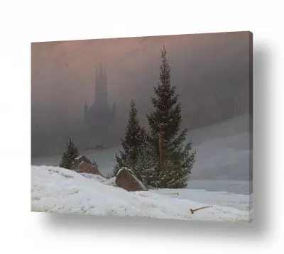 נושאים עונות השנה | Winter Landscape Crurch