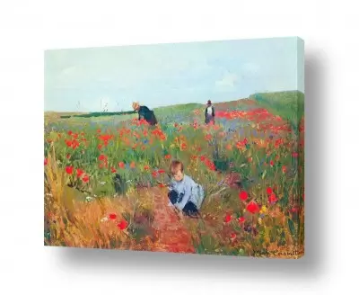 צבעים שילובים של צבע כחול | Cassatt Mary 028