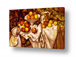 טבע דומם סלסלת פירות | Paul Cezanne 002