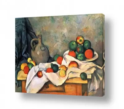 טבע דומם סלסלת פירות | Paul Cezanne 004