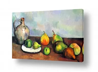 טבע דומם סלסלת פירות | Paul Cezanne 005