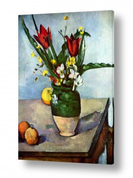 פרחים זרי פרחים | Paul Cezanne 008