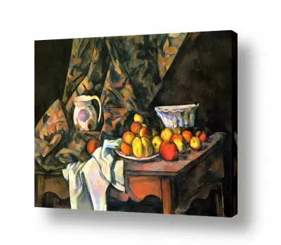 טבע דומם סלסלת פירות | Paul Cezanne 011