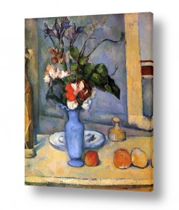 טבע דומם אגרטל פרחים | Paul Cezanne 014