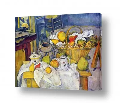 טבע דומם סלסלת פירות | Paul Cezanne 018