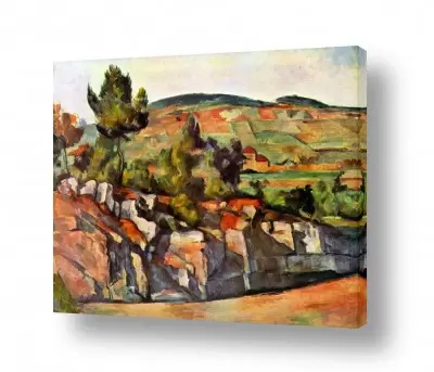 תמונות מעוצבות לסלון תמונות קיר לסלון | Paul Cezanne 027