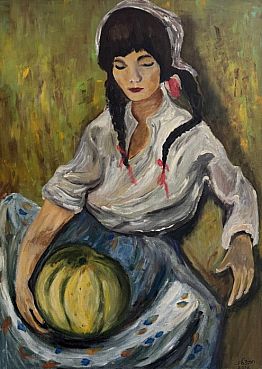 הנערה עם האבטיח