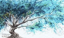 #0015 עץ מרהיב ציור שמ