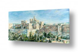 תמונות טבע נוף פנורמי | חומות ירושלים