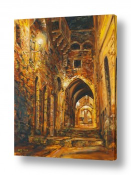 טבע דומם שערים | לילה בעיר העתיקה