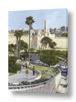 נוף עירוני אורבני בנינים | שער יפו