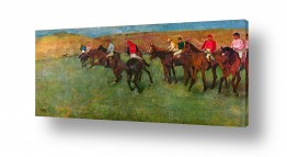 מדבקות קיר מדבקות קיר סוסים | Edgar Degas 049