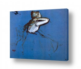 צבעים שילובים של צבע כחול | Edgar Degas 076