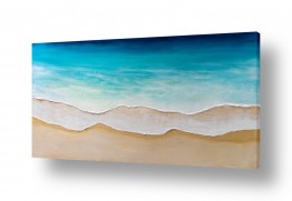 נוף ים גלים | נוף גלי ממבט על