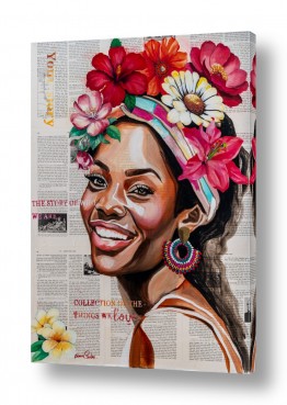 גוף האדם שפתיים | אפריקאית עם עגיל מנוקד