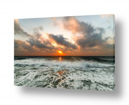 מים נוף ים | sunset