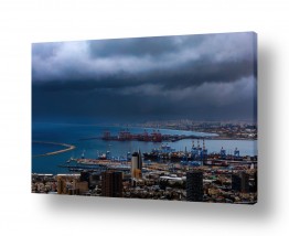 ערים בישראל חיפה | סערת חורף