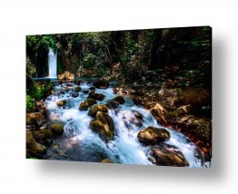 מים זרימה | מפל הבניאס