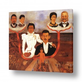 Grandparents, Parents, Me - יצירה מאת פרידה קאלו