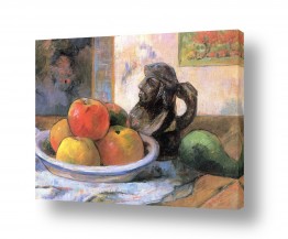 טבע דומם סלסלת פירות | Paul Gauguin 037