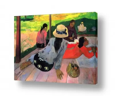 חדרים מסדרון פרוזדור | Paul Gauguin 053
