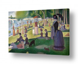 אמנים מפורסמים זורז סרה | Island of La Grande Jatte