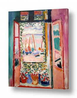 אמנים מפורסמים אנרי מאטיס | Open Window at Collioure