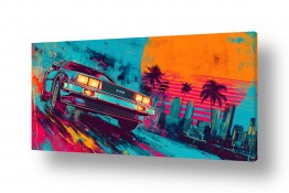 כלי תחבורה כלי רכב | ניאון תל אביבי