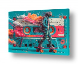 תמונות של בינה מלאכותית תמונות אורבניות עם בינה מלאכותית | רוכב הקסטה