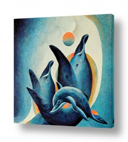 ציורים ציורים מיסטיים | חלום של דולפין