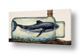חיות מים דגים | לוויתן בבקבוק