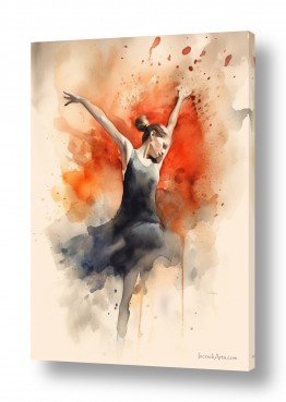 ספורט רקדנית | ריקוד של צבעים