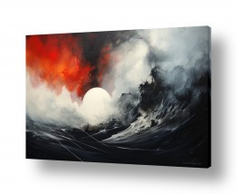 ציורים ציורים מים וים | הסערה