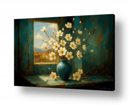 טבע דומם כד | פריחה בחלון