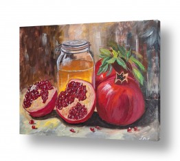 טבע דומם קנקן ובקבוקים | חג שמח!