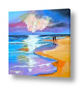 תמונות לחדר שינה תמונות זוגיות לחדר שינה | טיול לחוף ים