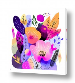 פרחים ערוגת פרחים | תזמורת הצבעים