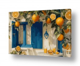 טבע דומם תריסים | שקט של בוקר כחול