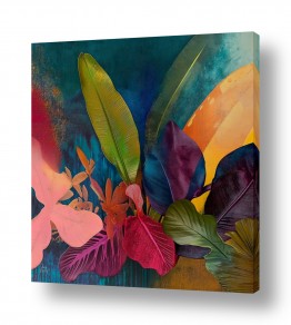 עלים עלים אדומים | היביסקוס פראי