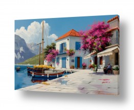 אירופה יוון | נמל הדייגים בהידרה