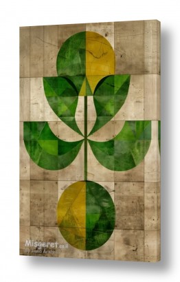 אמנות דיגיטלית גיאומטרי | ארבעה עלים