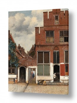 תמונות לפי נושאים עיירה | Street In Delft