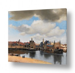 אמנים מפורסמים יאן ורמיר | View of Delft