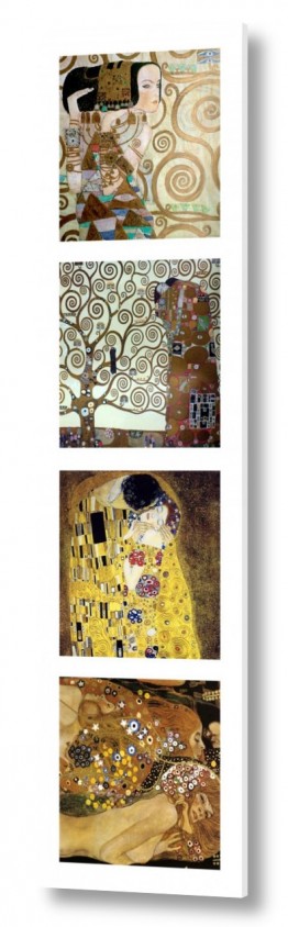 תמונות לפי נושאים קולאגים | gustav klimt collage