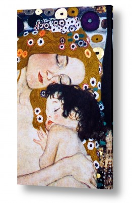 אמנים מפורסמים גוסטב קלימט | אמא ותינוק