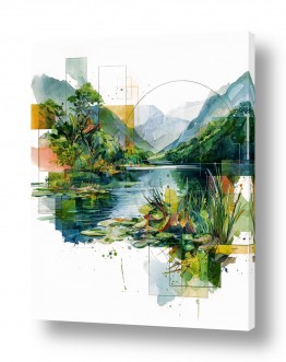 ציורים ליאת אור סמל | מורכבותו של נוף