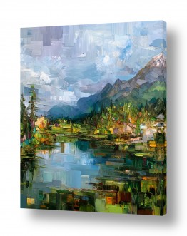 נוף מיים | פסיפס של זכרונות באגם