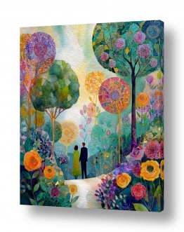 תמונות של בינה מלאכותית תמונות נאיביות עם בינה מלאכותית | גן האהבה