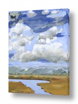 שילובים של צבע כחול כחול ולבן | סערה